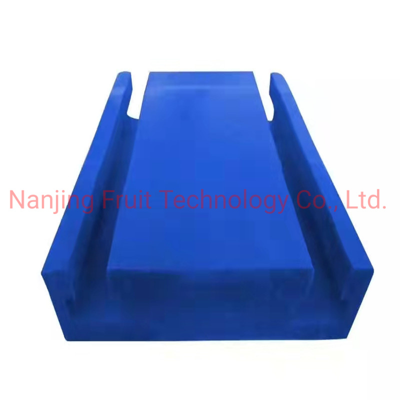 Guia lateral do transportador Blue Wear UHMWPE Guia da corrente transportadora UHMW