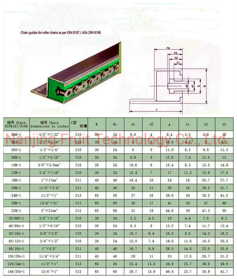 Rail de guidage linéaire en plastique usiné CNC UHMW-PE Rail de guidage Upe