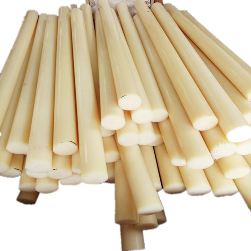 Tubo de plástico branco Tubo de nylon PA Rod PA66 Tubo