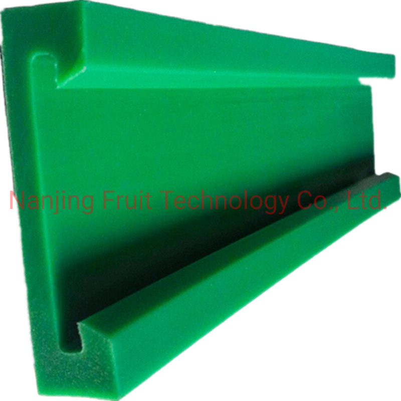 Guia lateral do transportador Blue Wear UHMWPE Guia da corrente transportadora UHMW