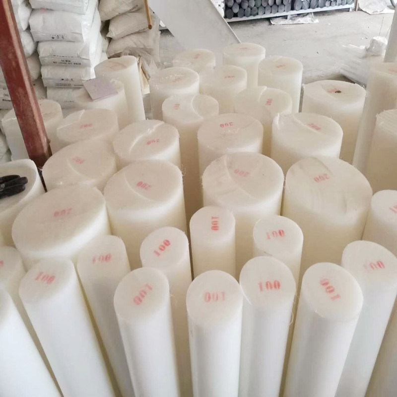 Tubo de plástico branco Tubo de nylon PA Rod PA66 Tubo